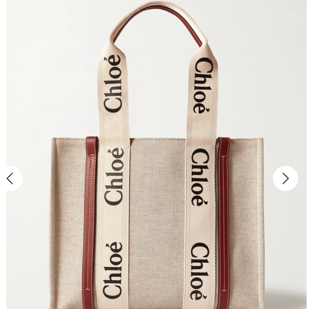 chloe medium woody tote
